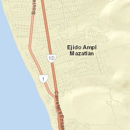 Rosarito Street Map