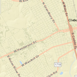 101-203 Adams Street, Cleburne, TX Street Map