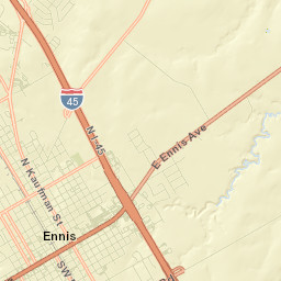 Ennis Street Map