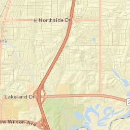 1323-1399 Meadowbrook Road, Jackson Street Map