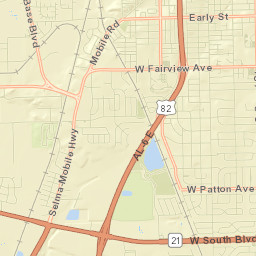12-18 South Haardt Drive, Montgomery, AL Street Map