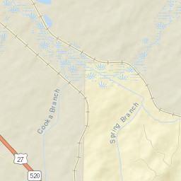 Chattahoochee County Street Map