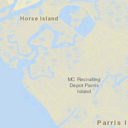 Beaufort County Street Map