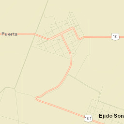 Ejido Sonora Street Map