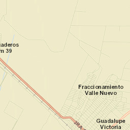 Guadalupe Victoria Street Map