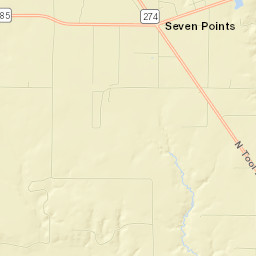 Seven Points Street Map