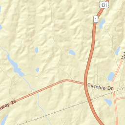 Russell County Street Map