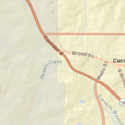 Cusseta Street Map