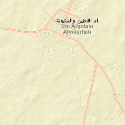 Umm al Qiţţayn Street Map