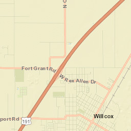 Willcox Street Map
