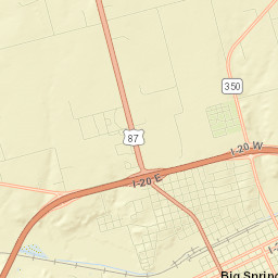 Big Spring Street Map