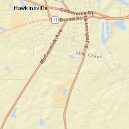 105 North Lumpkin, Hawkinsville, GA 31036 Street Map