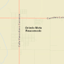 Colonia Venustiano Carranza Street Map