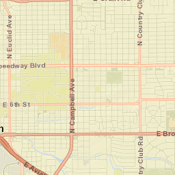 Tucson Street Map