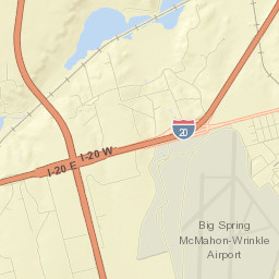 5715 Interstate 20 Frontage Road, Big Spring Street Map