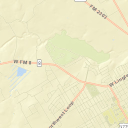 Farm to Market 2303, Stephenville, TX  Street Map