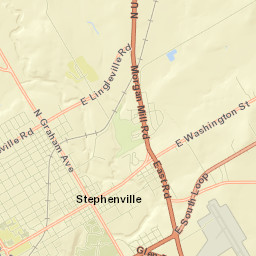 101-199 North Graham Street, Stephenville Street Map