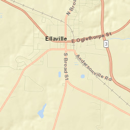 Ellaville Street Map