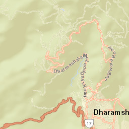 Dharamsala Street Map