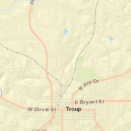 Troup Street Map