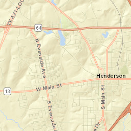 Henderson Street Map