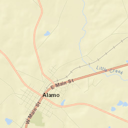Alamo Street Map