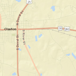 Claxton Street Map