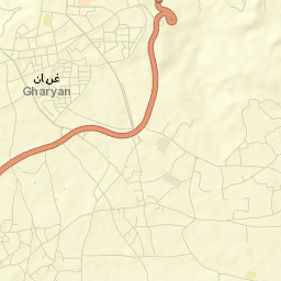 Gharyan Street Map