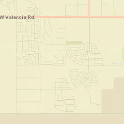 Valencia West Street Map