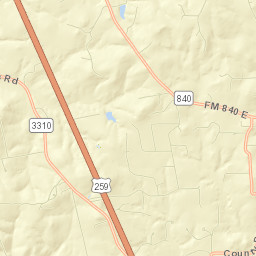 Rusk County Street Map