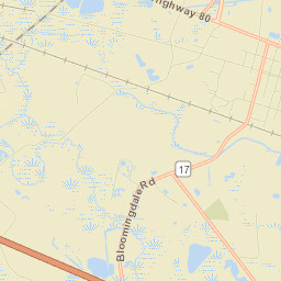 Bloomingdale Street Map