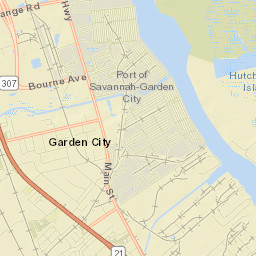 Garden City Street Map