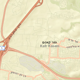 Kafr Qāsim Street Map