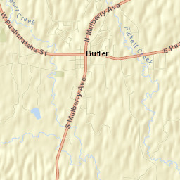 Butler Street Map