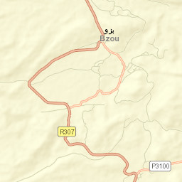 Bzou Street Map