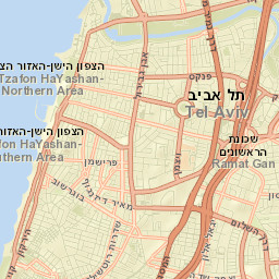 Tel Aviv Street Map