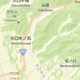 Ōkuchi-shinohara Street Map