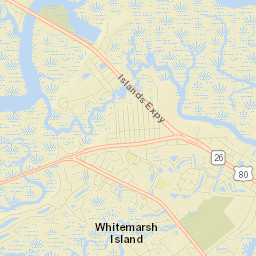 Whitemarsh Island Street Map