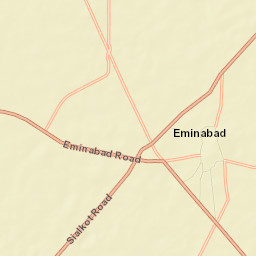 Eminabad Street Map