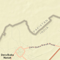 Dera Baba Nanak Street Map