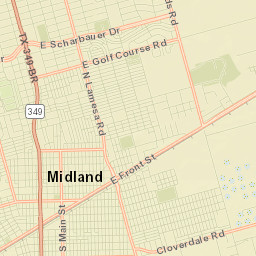 362-398 West Wall Street, Midland, TX Street Map