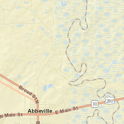 Abbeville Street Map