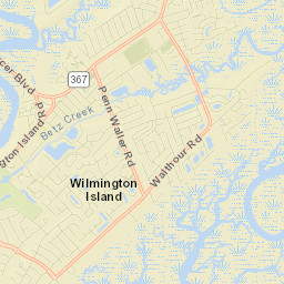 Wilmington Island Street Map