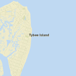 Tybee Island Street Map