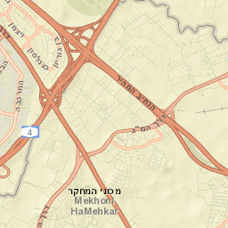 Bet Dagan Street Map