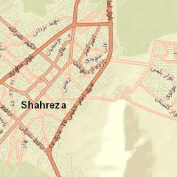 Shahreza Street Map