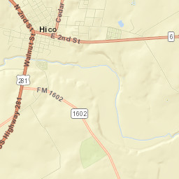 Hico Street Map