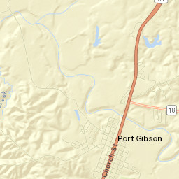 Port Gibson Street Map