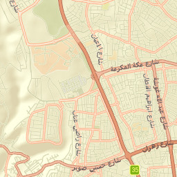 Wādī as Sīr Street Map