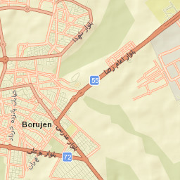 Borujen Street Map